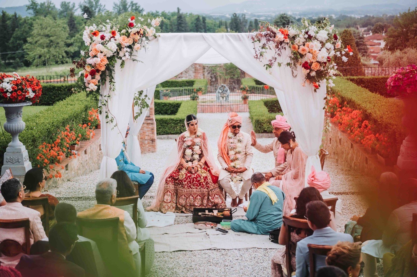 A being the scene image of a traditional Indian wedding. ⁠
#behindthescenes #indianwedding #weddinginvilla
